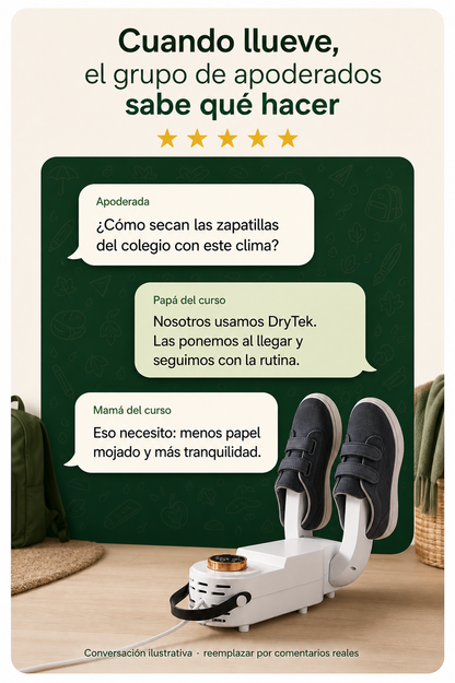 DryTek - Pies secos, aunque afuera llueva