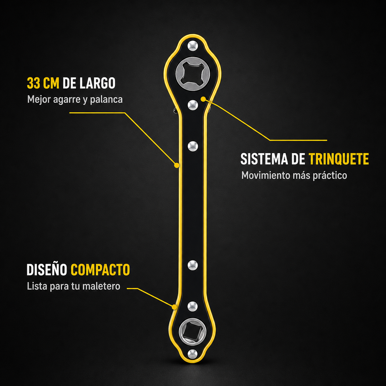 TorqueMax — Llave de Trinquete Reforzada