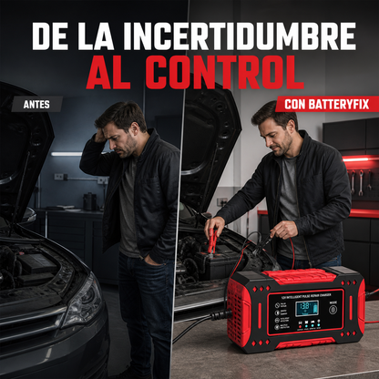 BatteryFix — Cargador Reparador Inteligente de Baterías 12V
